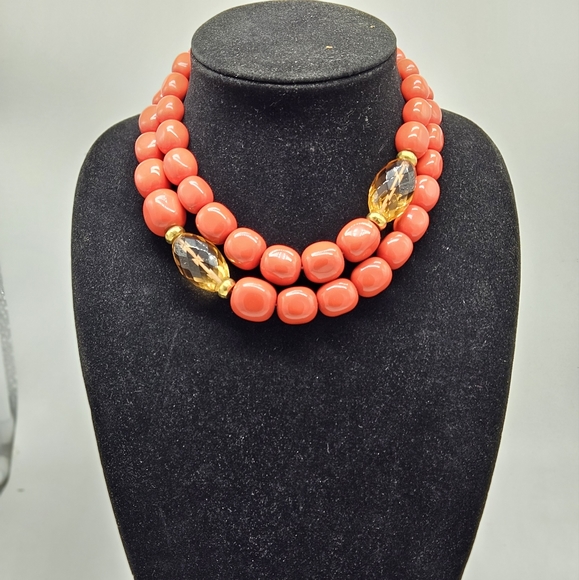 Vintage chunky  Carolee Lux necklace - Picture 1 of 6